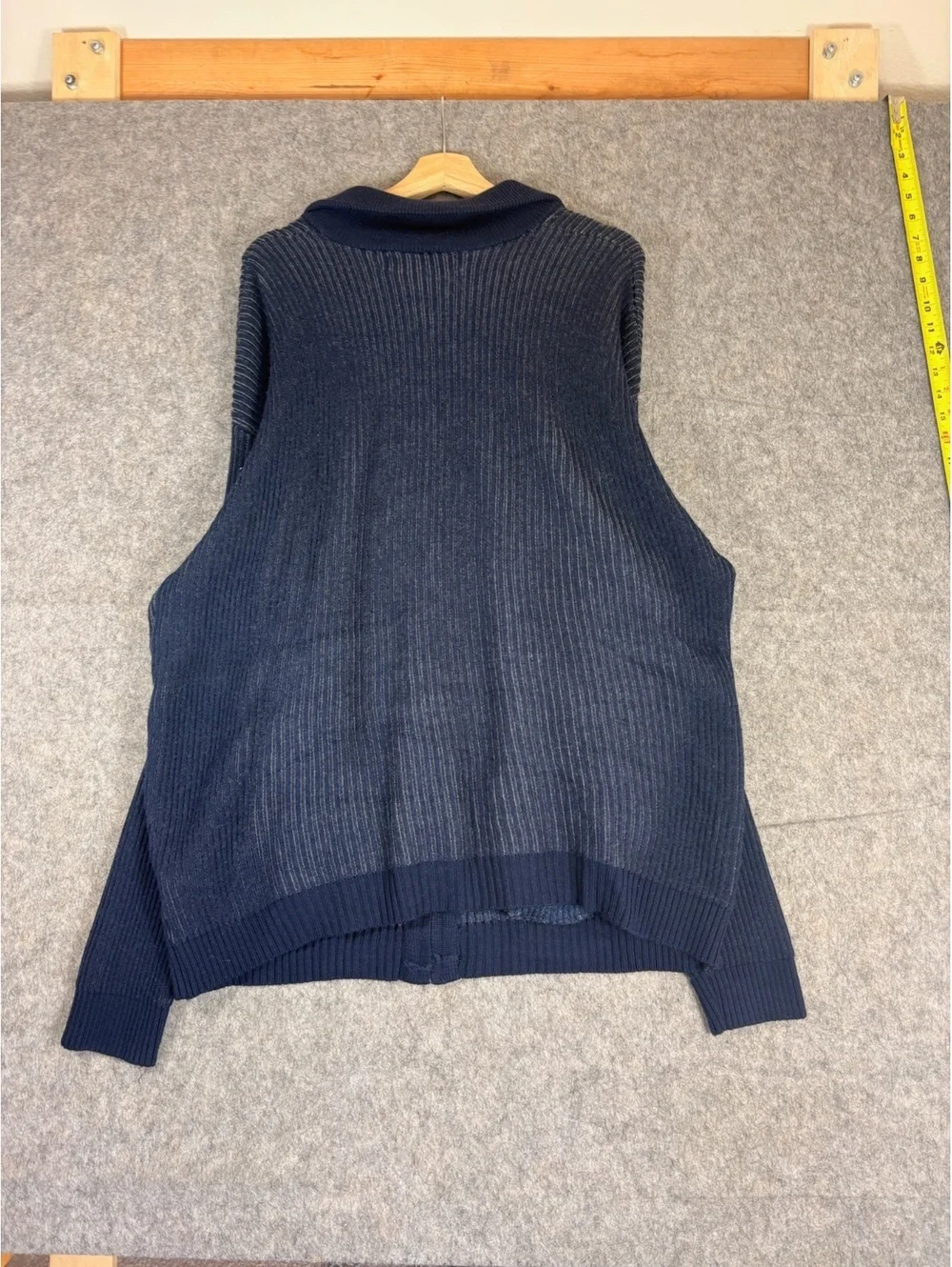 Vintage Tundra Canada navy ribbed sweater Size 2XLT